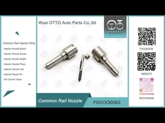 F00VX30063 / F00 VX 30063 इंजेक्टरों के लिए बॉश Piezo नोजल 0445116037 / 0986435429