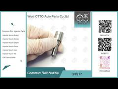 इंजेक्टर 259050-0610 RE543352 RE543605 के लिए G3S17 ईंधन इंजेक्टर नोजल उच्च गति स्टील के साथ