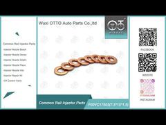 F00VC17503 इंजेक्टर कॉपर वॉशर F00V C17 503 कॉपर शिम F 00v C17 503 साइज़ 7.5*15*1.5mm