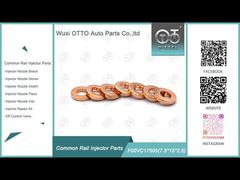कॉमन रेल इंजेक्टर कॉपर वॉशर F00vc17505 (F 00V C17 505) शिम कॉपर F00V C17 505 (7.1*15*2.5)