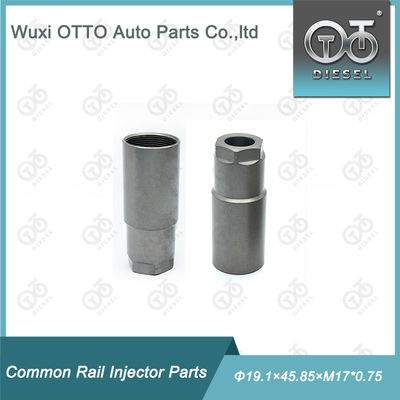 कॉमन रेल इंजेक्टर नोजल नट कैप आकार Φ19.1×45.85×M17*0.75, एप्लाइड पिज़ो इंजेक्टर 115069