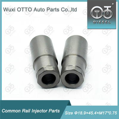 डीजल इंजनों के लिए हाई-स्पीड स्टील पीजो इंजेक्टर नोजल नट मॉडल F00VP13003 आकार Φ18.9×45.4×M17*0.75