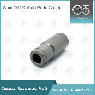 डीजल इंजनों के लिए हाई-स्पीड स्टील पीजो इंजेक्टर नोजल नट मॉडल F00VP13003 आकार Φ18.9×45.4×M17*0.75