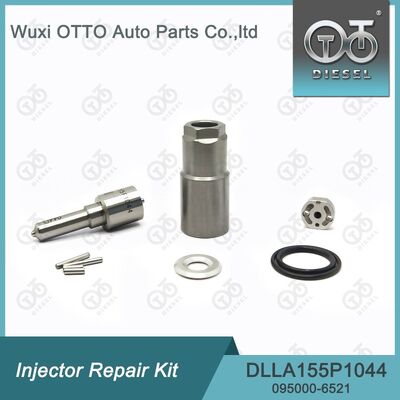 DLLA155P1044 नोजल के साथ Denso इंजेक्टर मरम्मत किट 095000-652#/951# उच्च गति इस्पात में इंजेक्टर के लिए