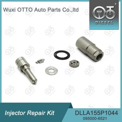 DLLA155P1044 नोजल के साथ Denso इंजेक्टर मरम्मत किट 095000-652#/951# उच्च गति इस्पात में इंजेक्टर के लिए