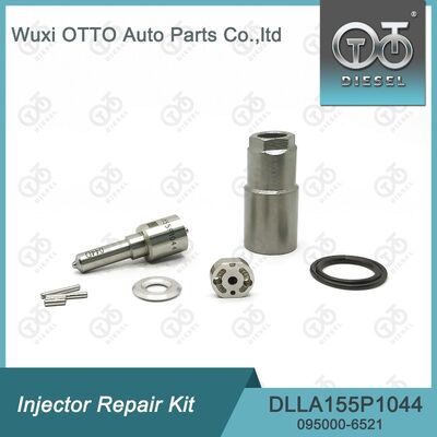 DLLA155P1044 नोजल के साथ Denso इंजेक्टर मरम्मत किट 095000-652#/951# उच्च गति इस्पात में इंजेक्टर के लिए